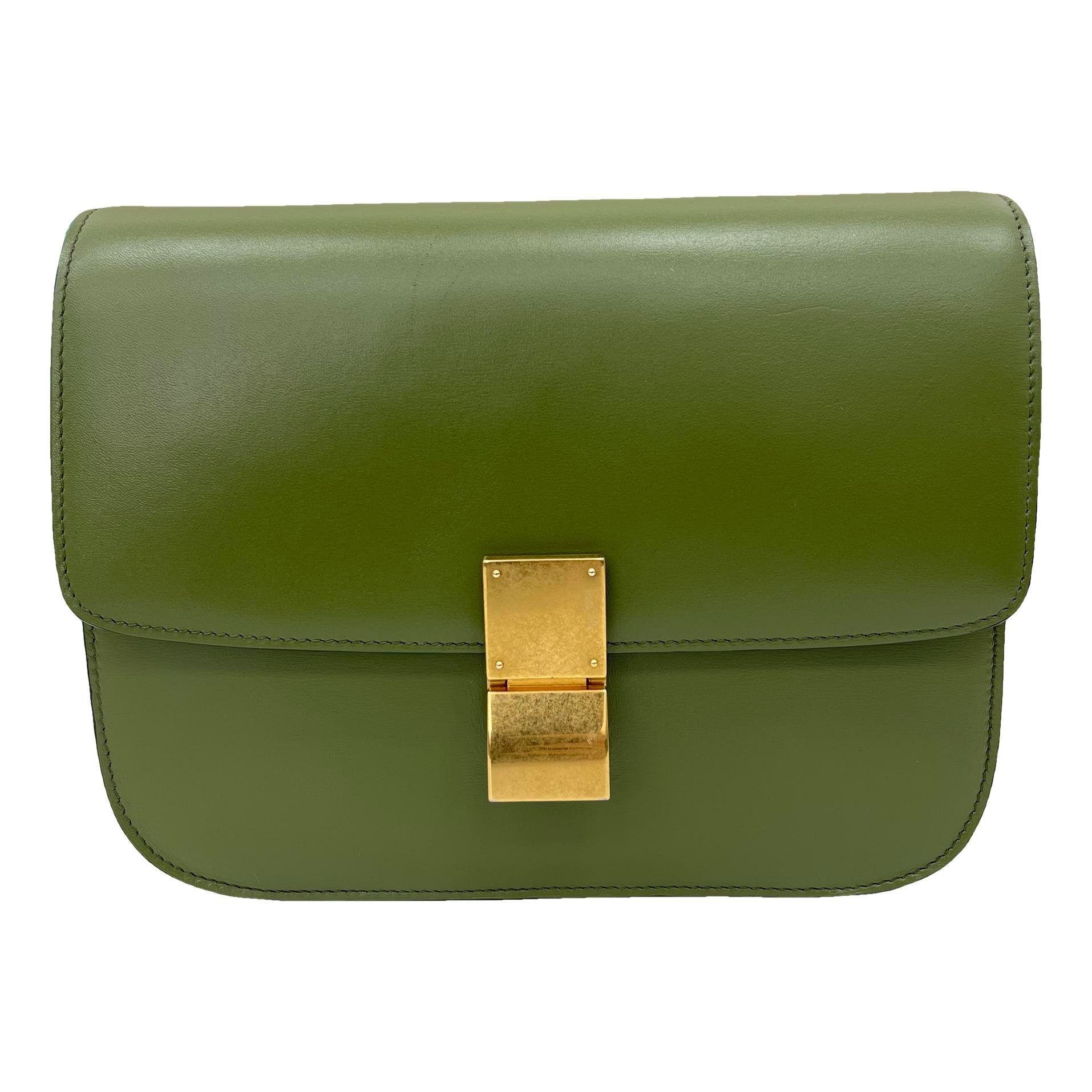 Classic leather crossbody bag