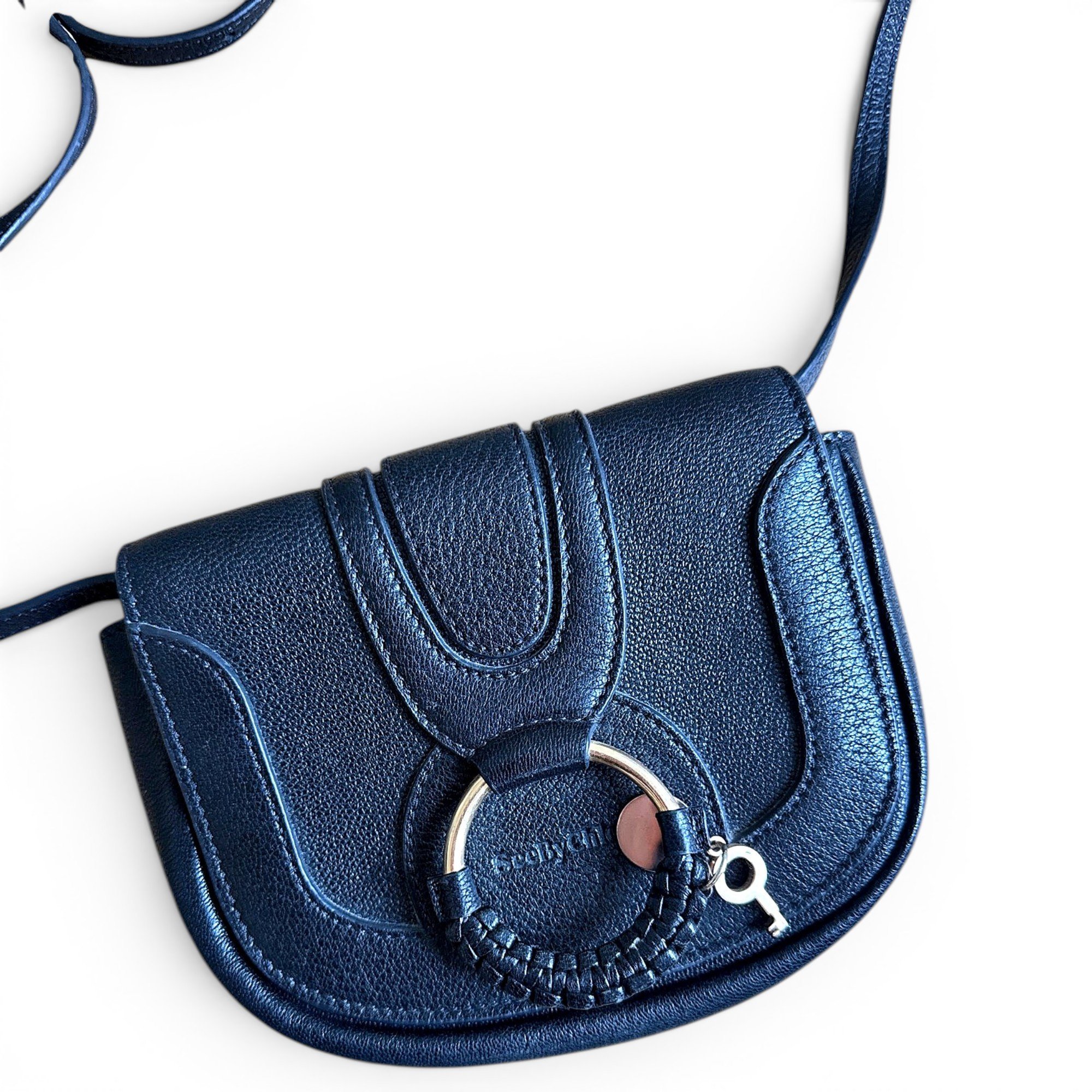 Leather crossbody bag