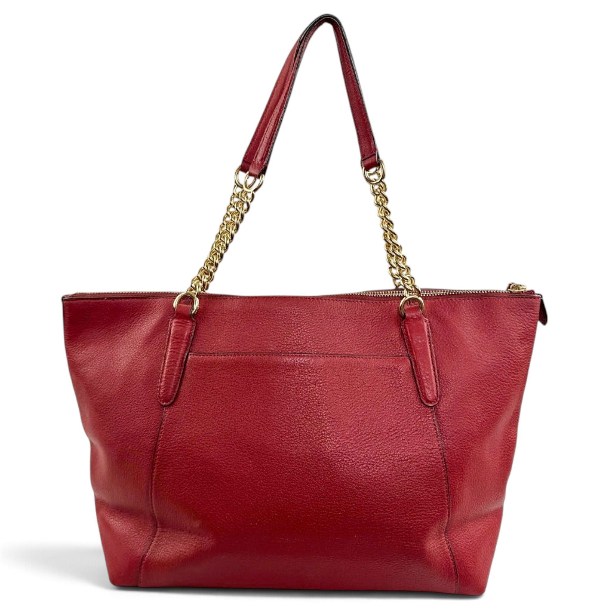 Leather tote
