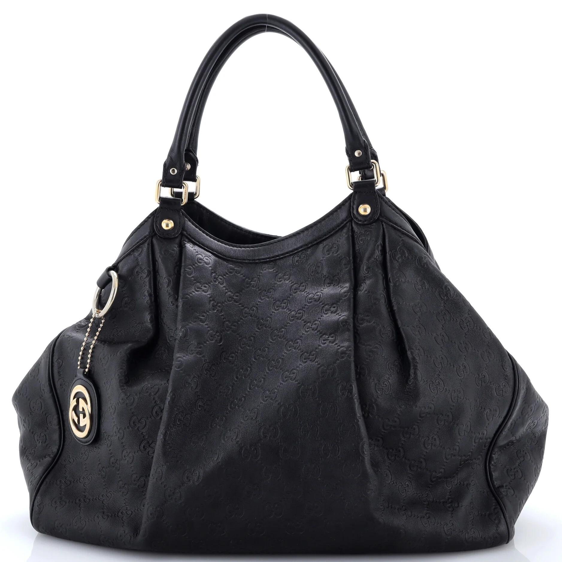 Leather tote