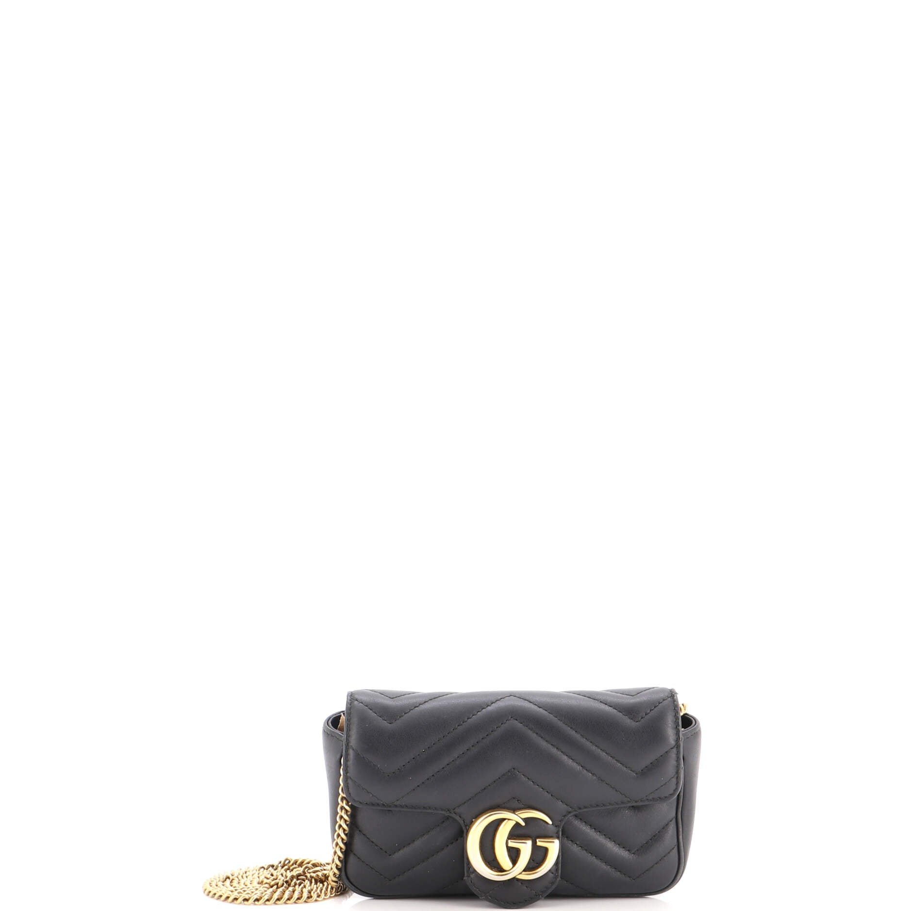 GG Marmont Flap Bag Matelasse Leather Super Mini