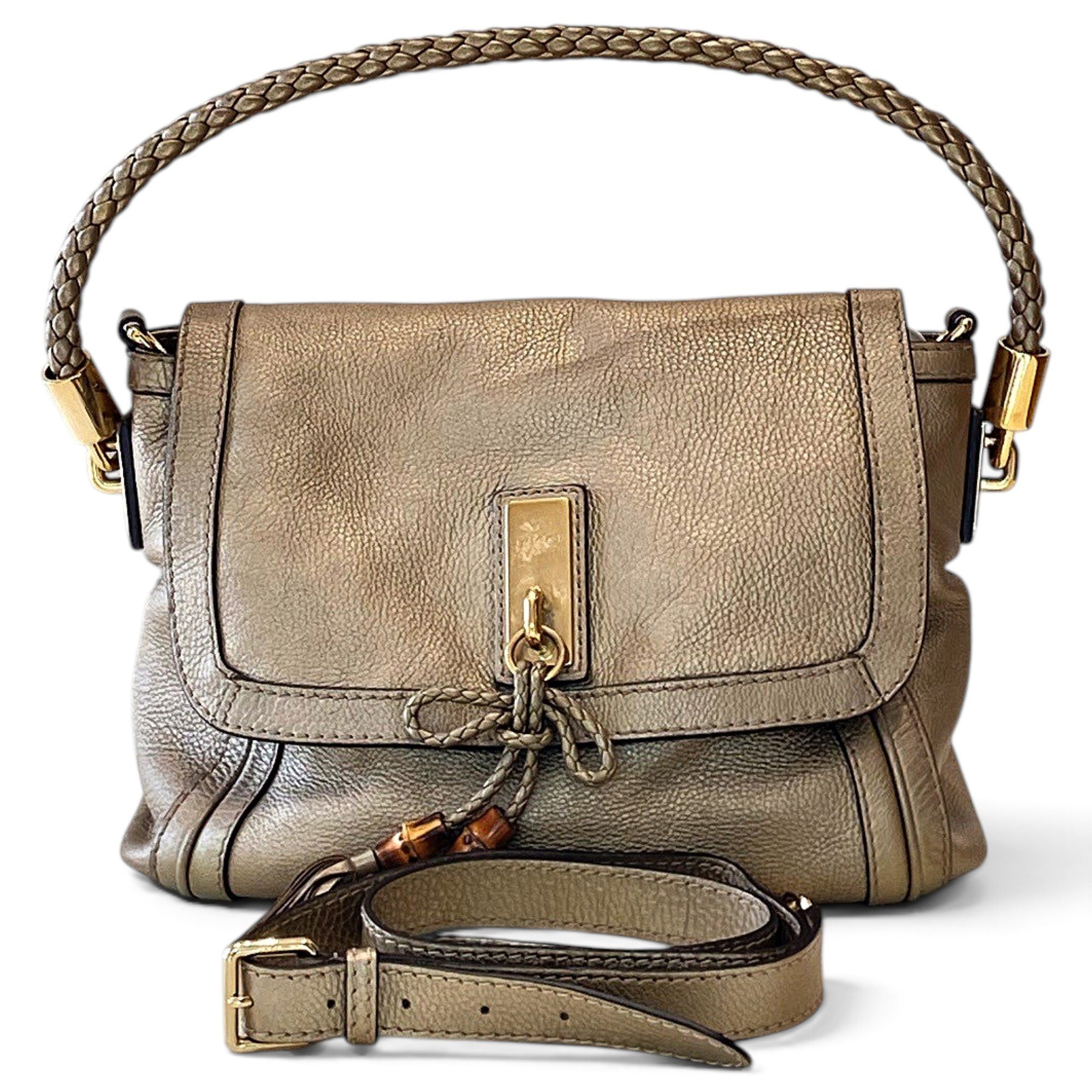 Leather handbag