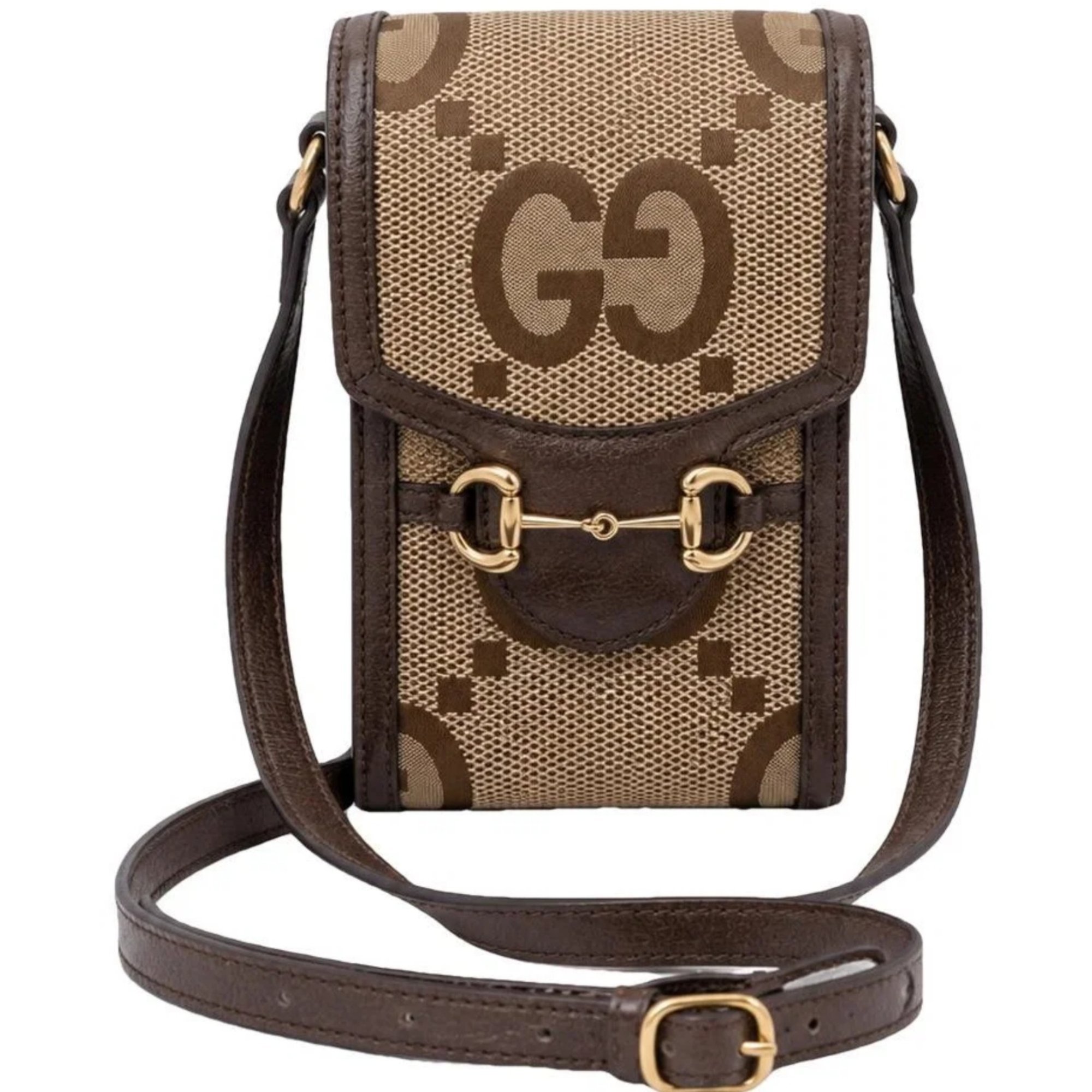 Horsebit 1955 Vertical cloth crossbody bag