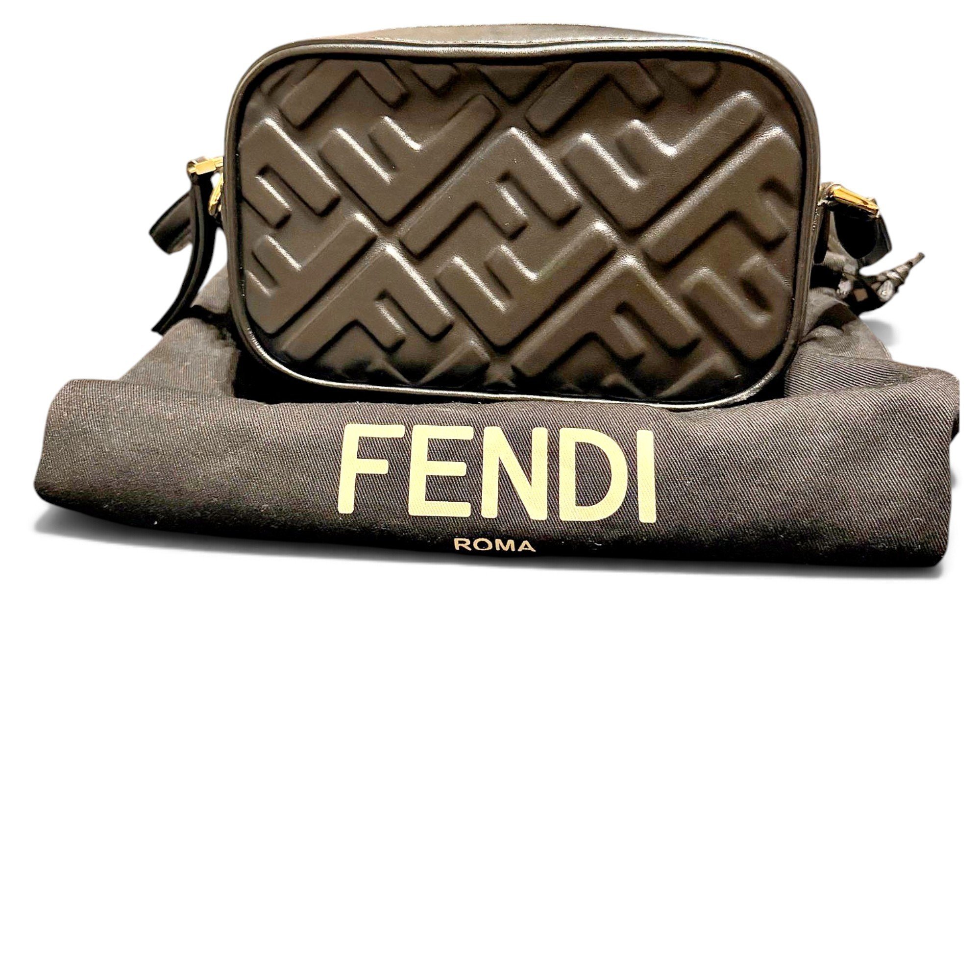 Camera case leather crossbody bag