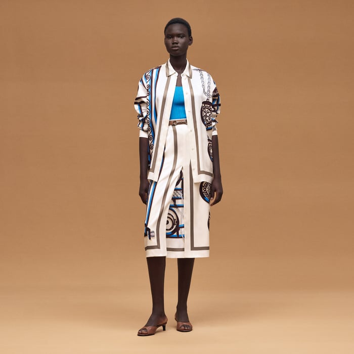 Blanc Céramique "l'Enseigne Du Sellier" Shirt