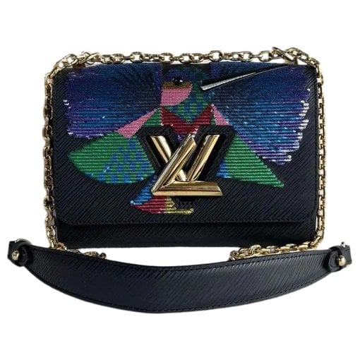 Twist leather handbag