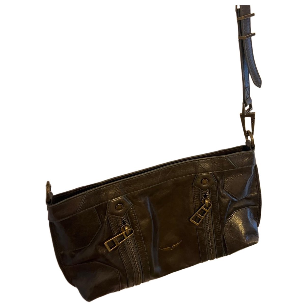 Leather crossbody bag