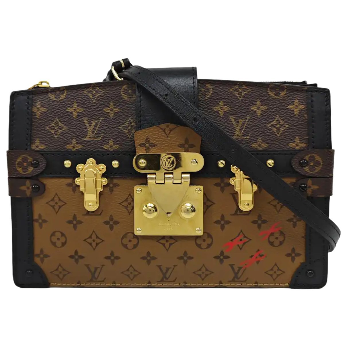 City Trunk leather crossbody bag