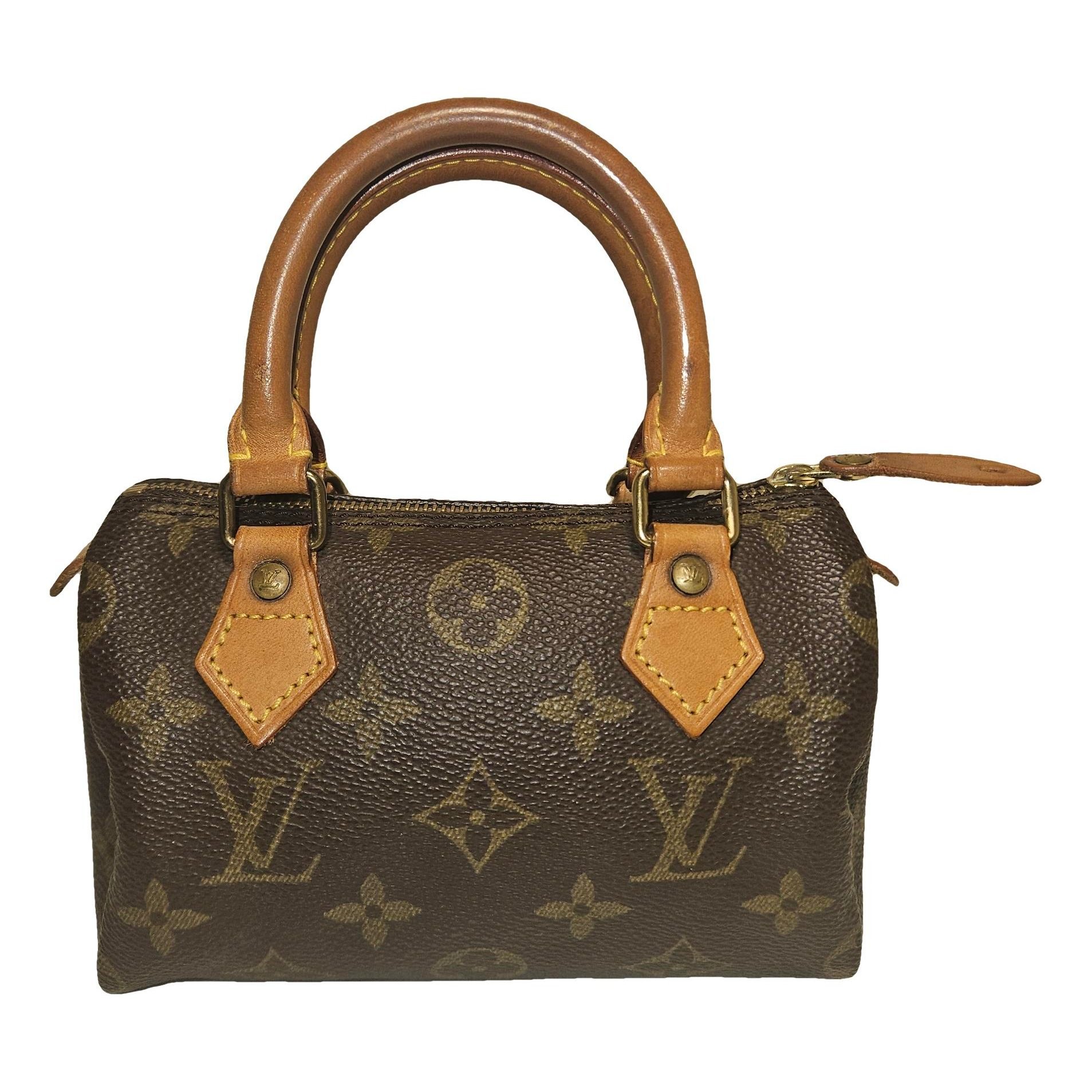 Nano Speedy / Mini HL leather handbag