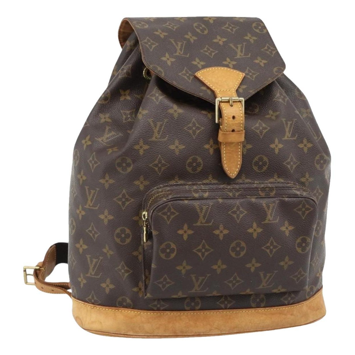 Montsouris leather backpack