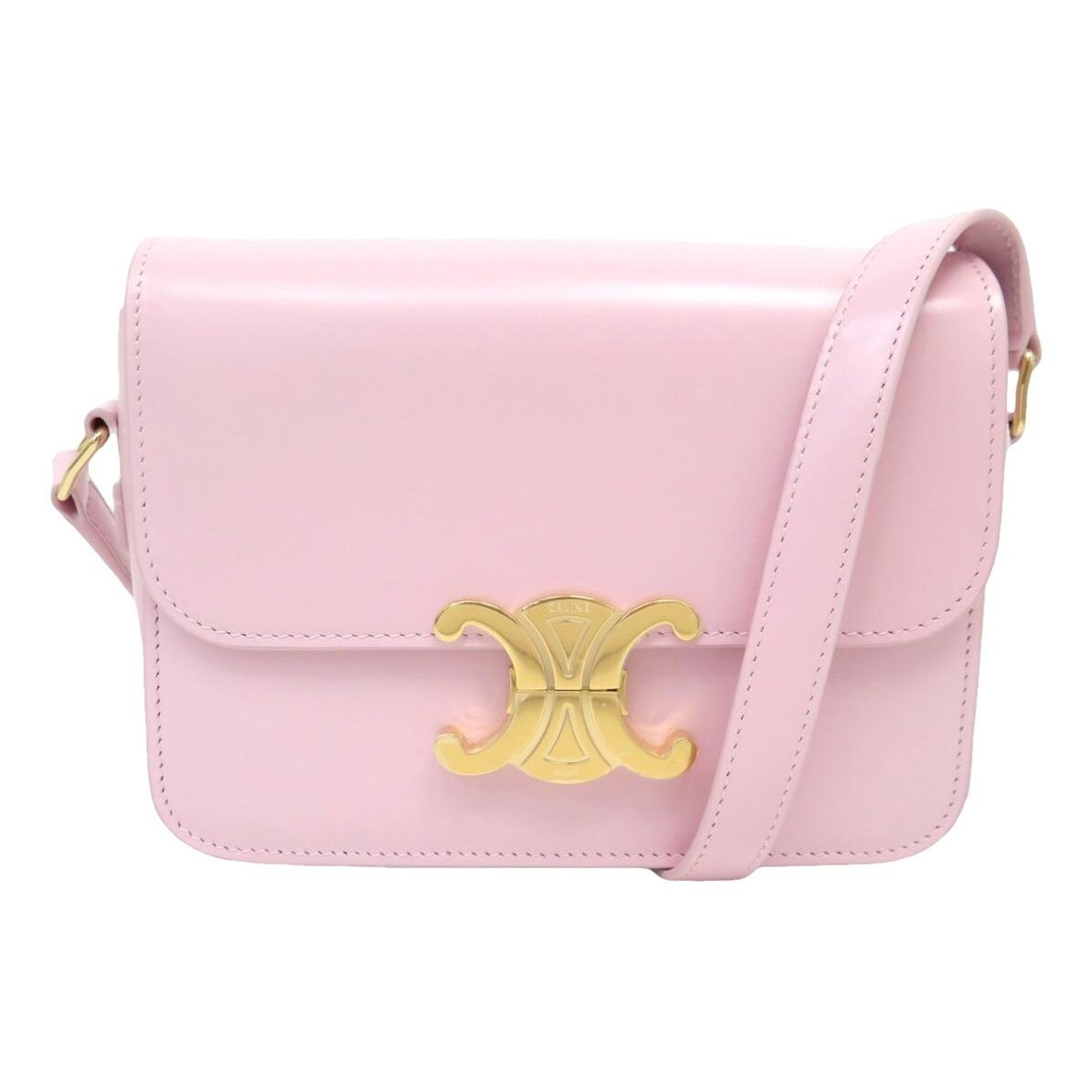 Triomphe leather crossbody bag
