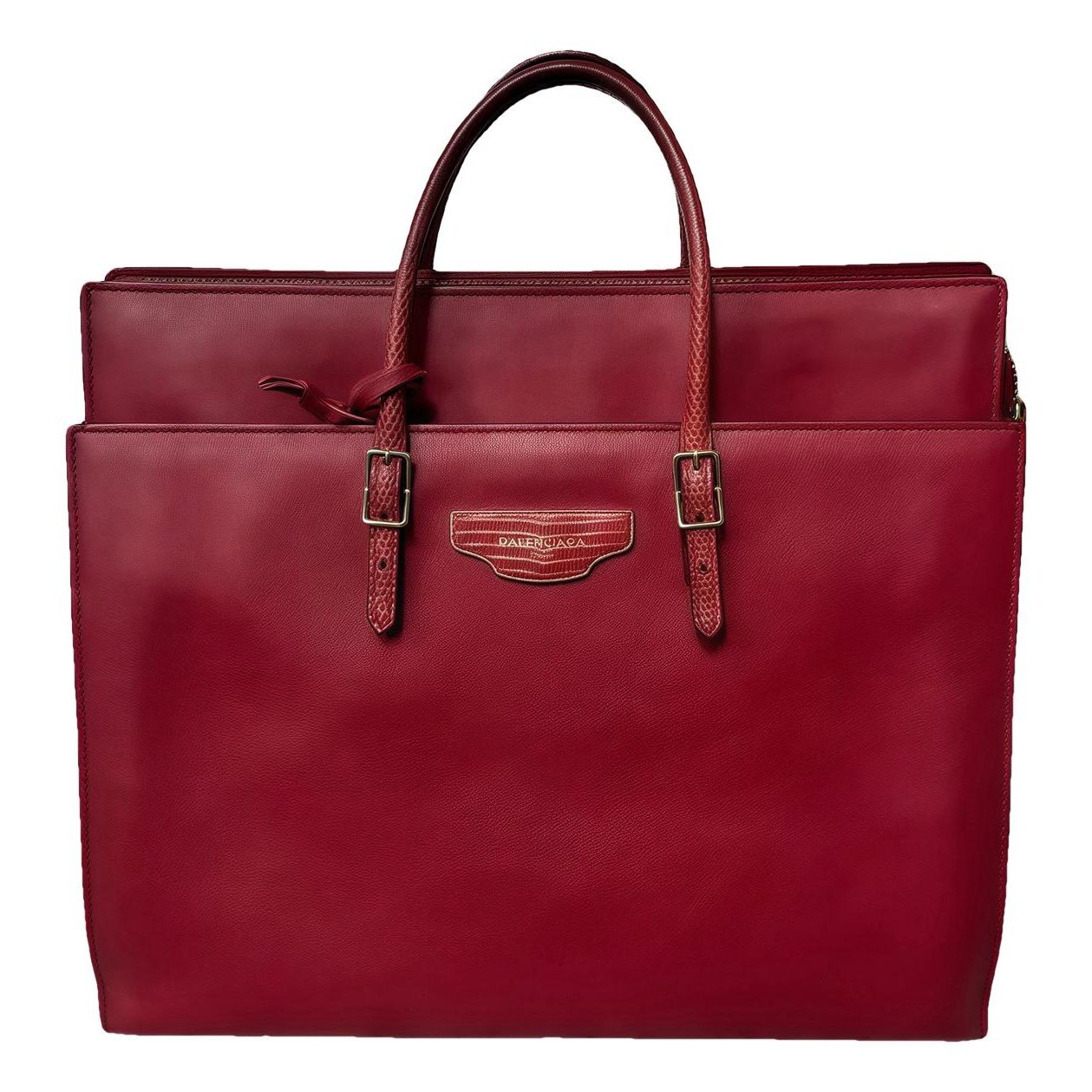 Blanket leather handbag