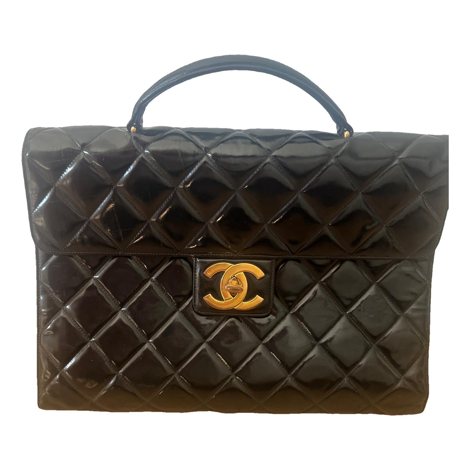 Timeless/Classique patent leather handbag