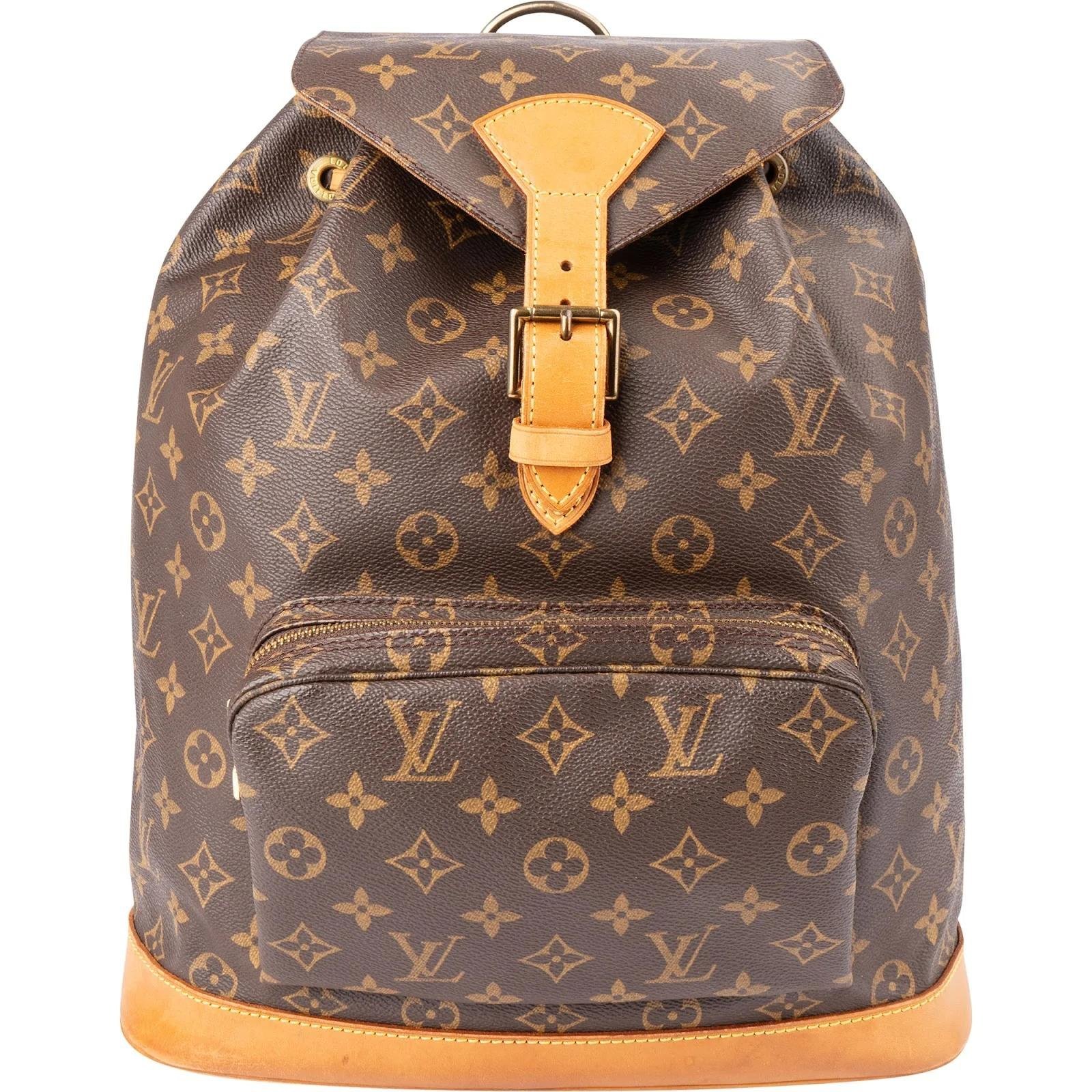 Montsouris leather backpack