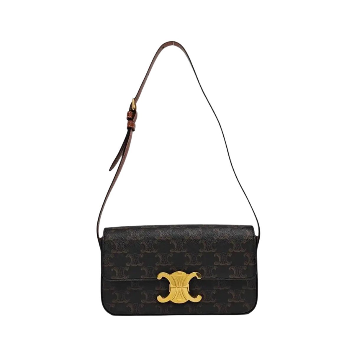 Triomphe leather handbag
