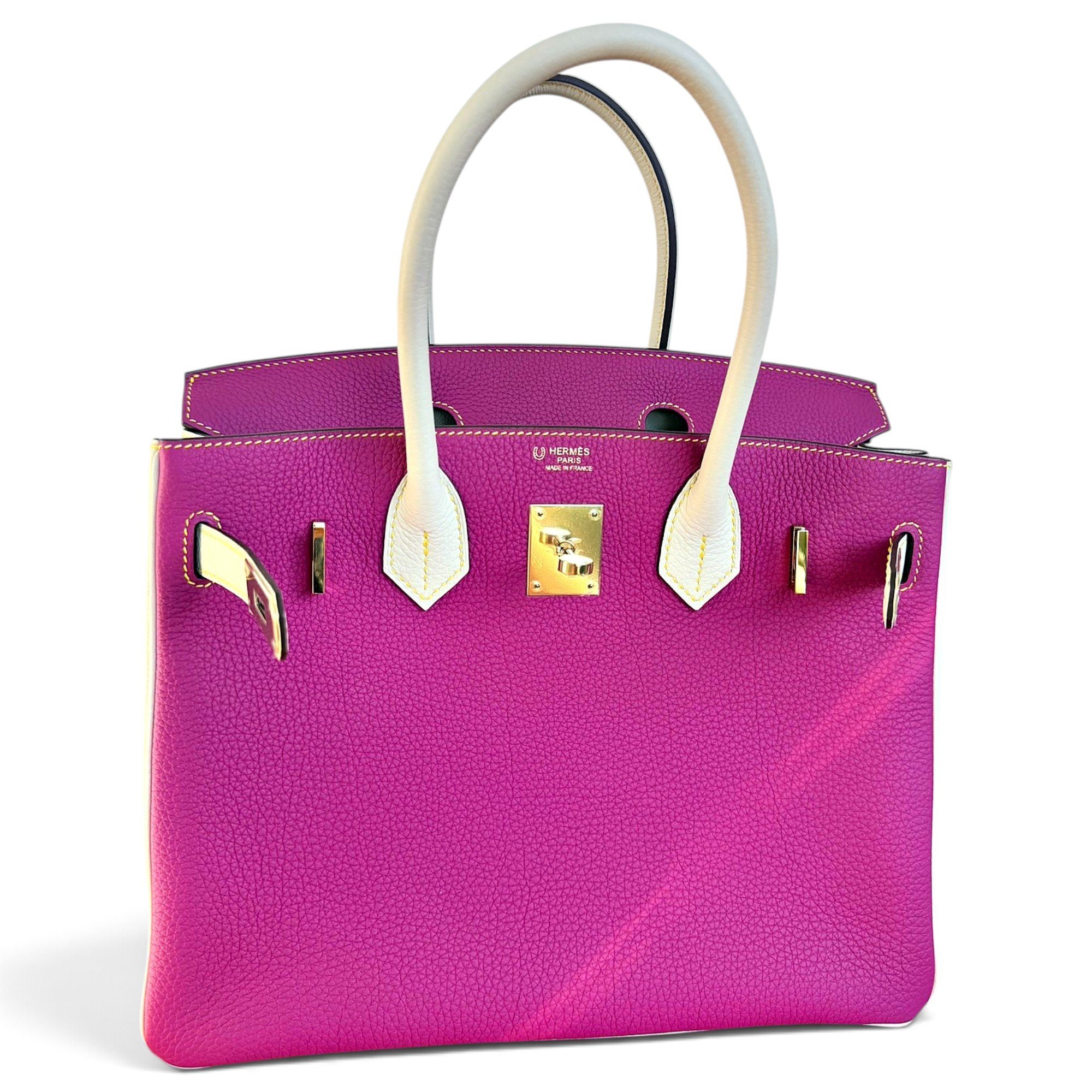 Hermes Birkin 30 Handbag Togo Leather