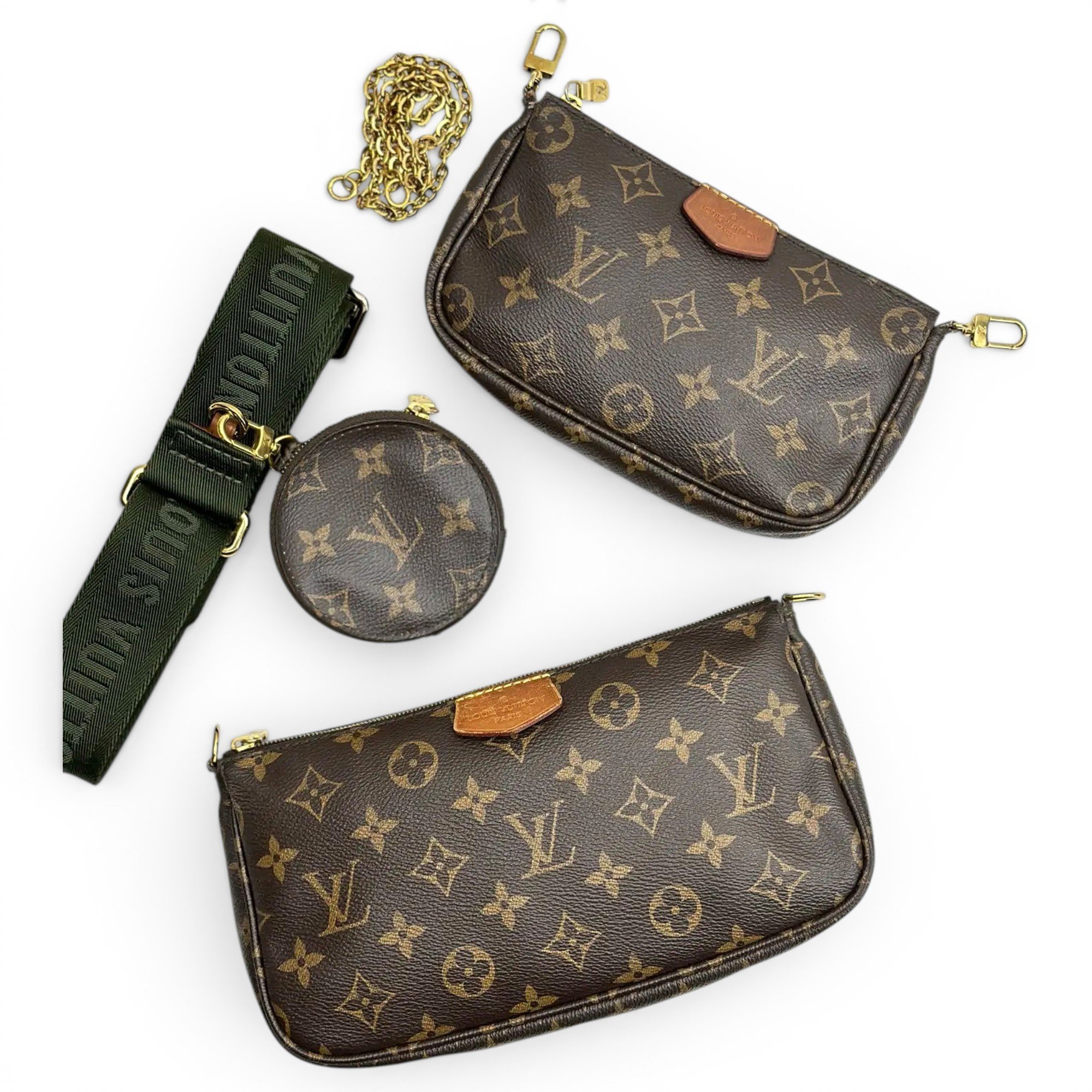 Multi Pochette Accessoires leather crossbody bag