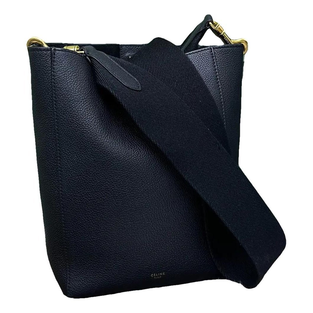 Seau Sangle leather tote