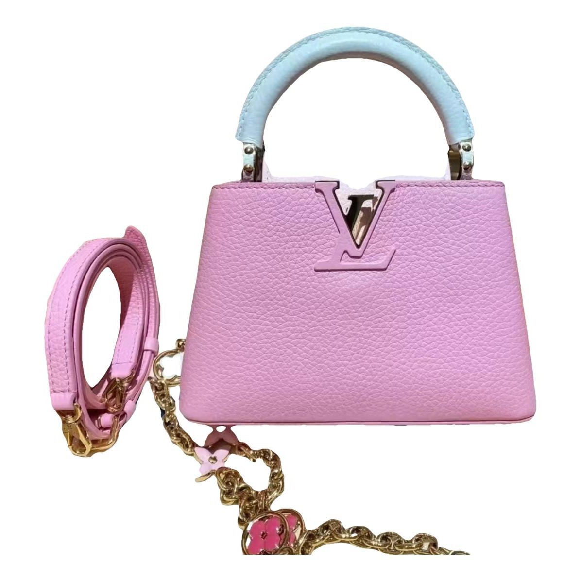 Capucines leather handbag