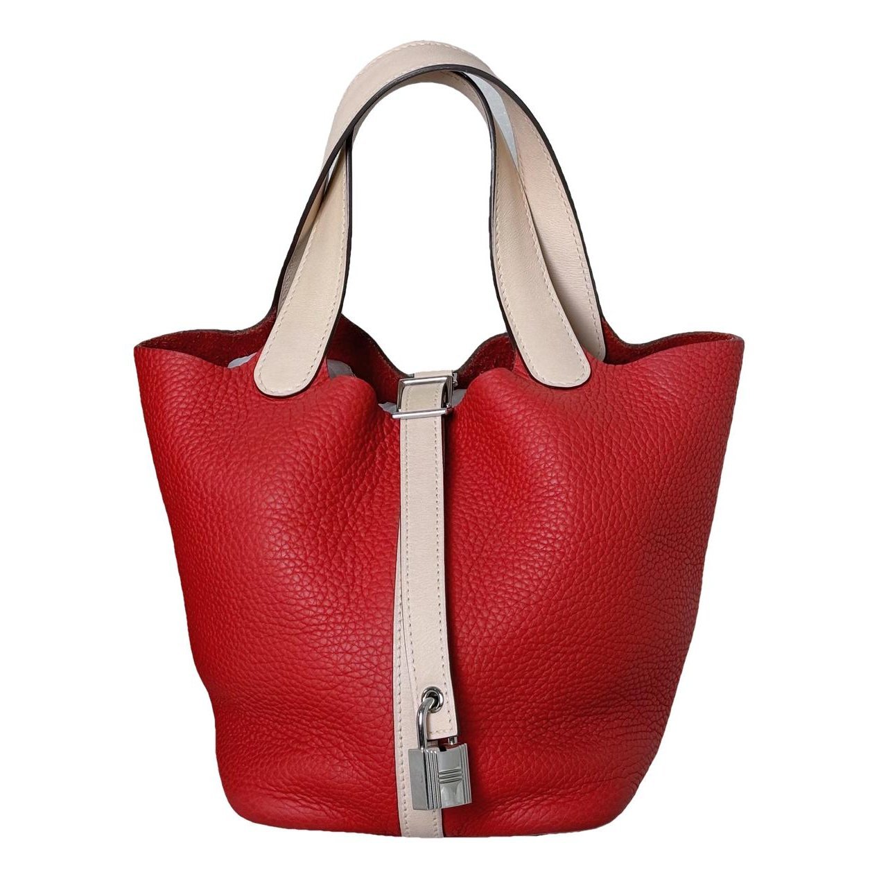 Picotin leather handbag