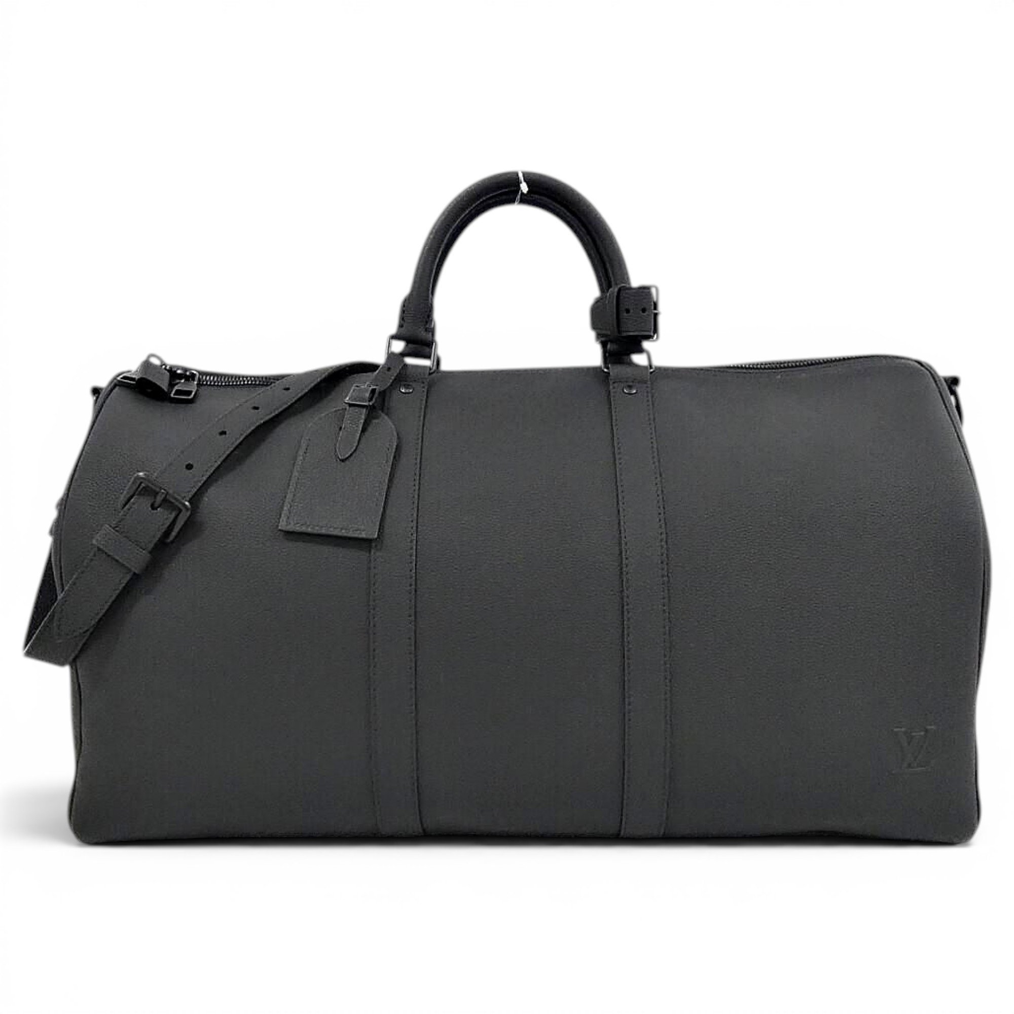 Keepall leather travel bag