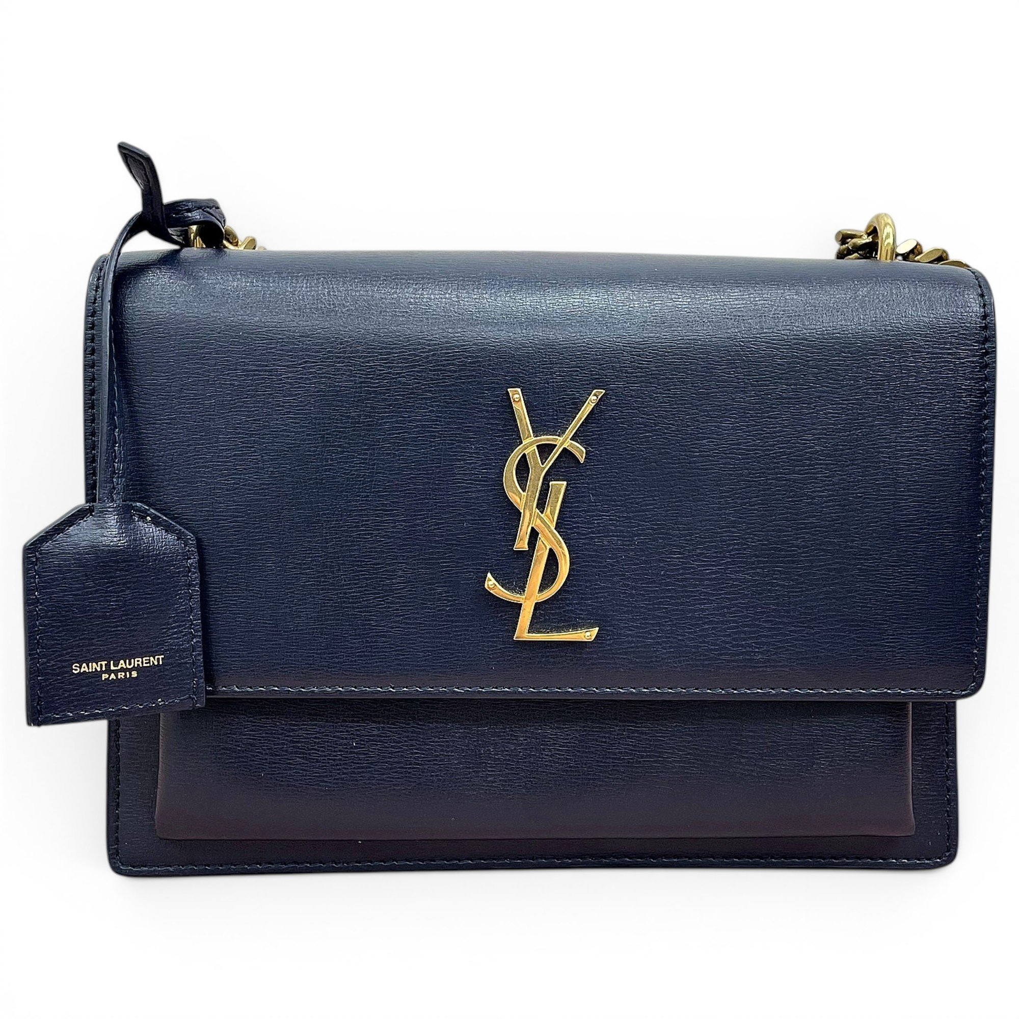 Sunset leather handbag