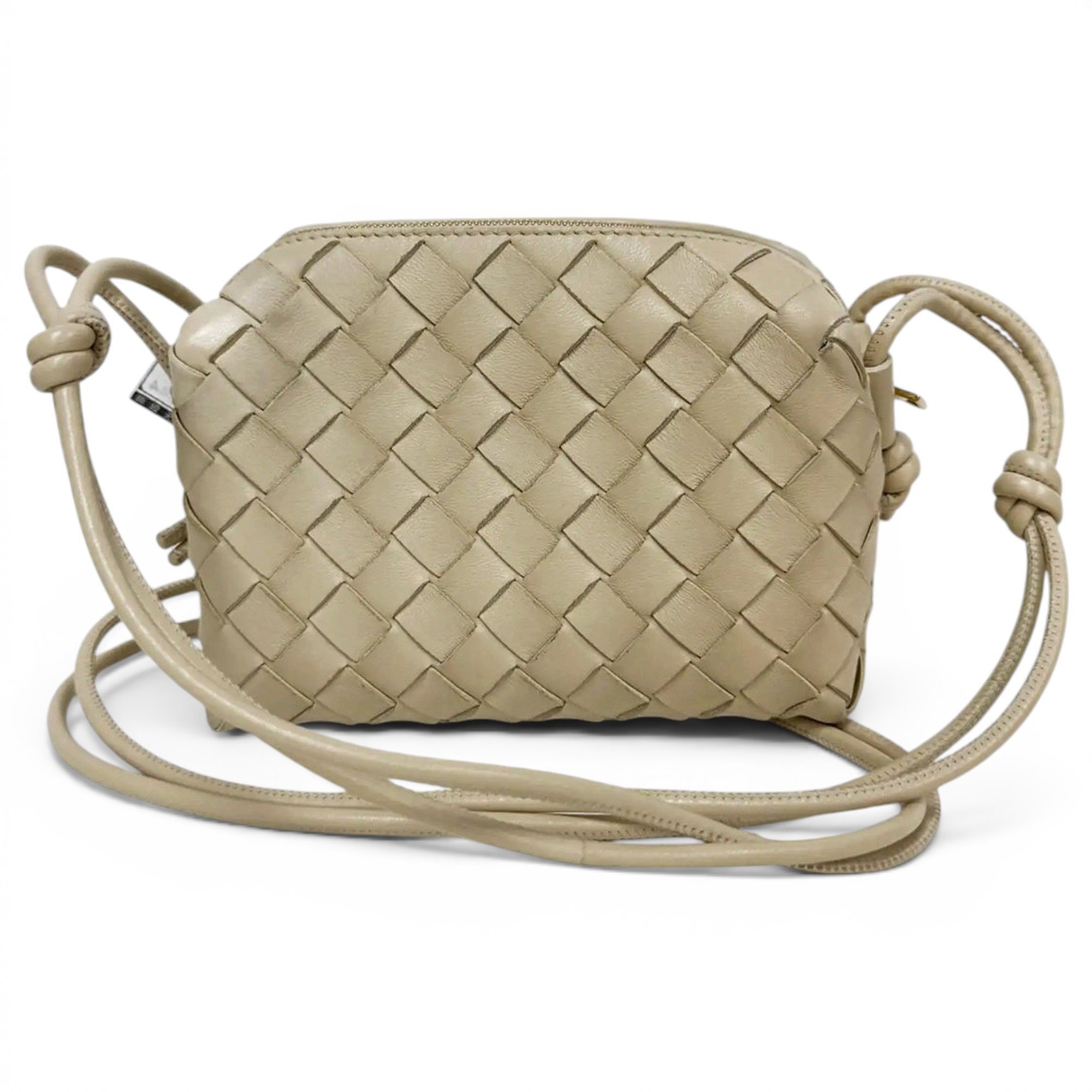 Loop leather crossbody bag