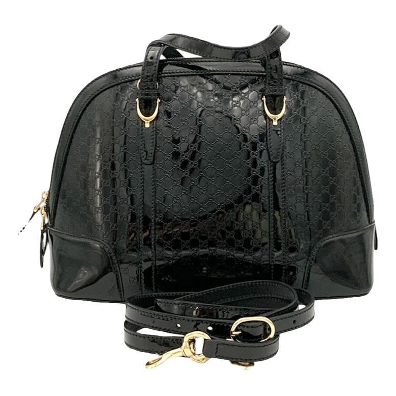 Dôme leather satchel