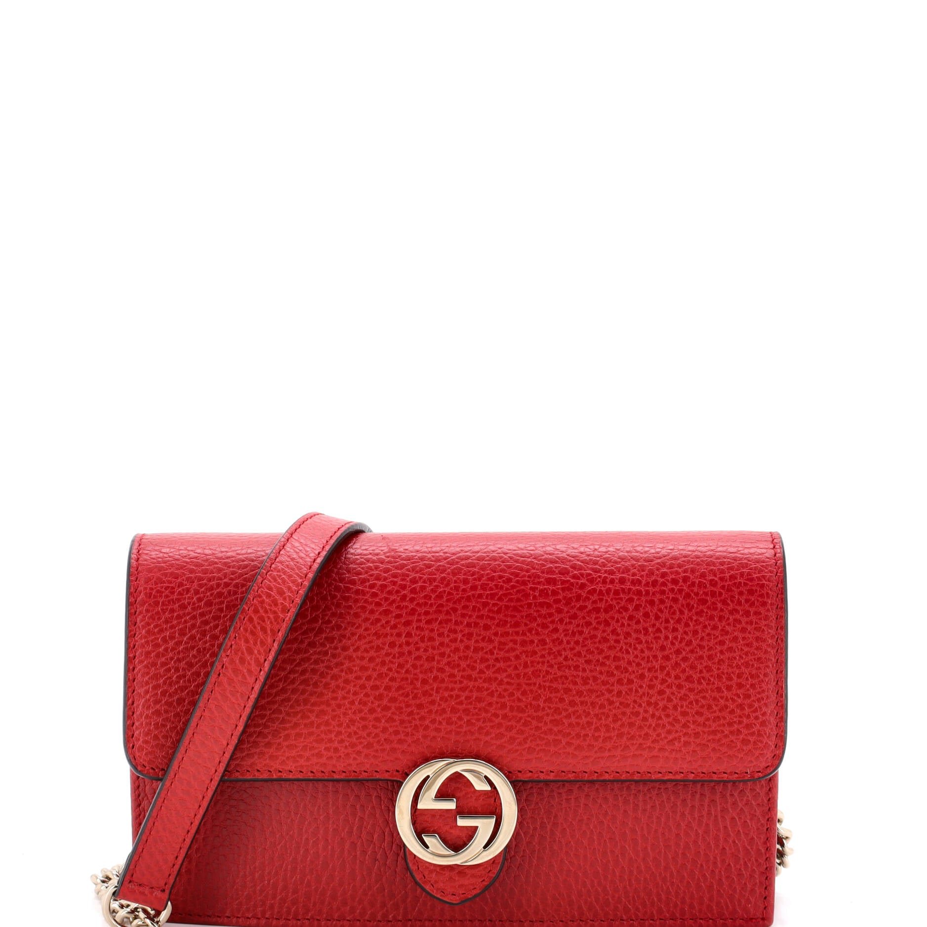 Interlocking Wallet on Chain Leather