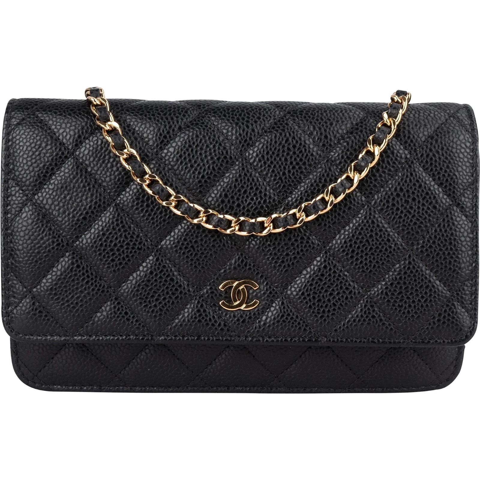 Wallet On Chain leather crossbody bag