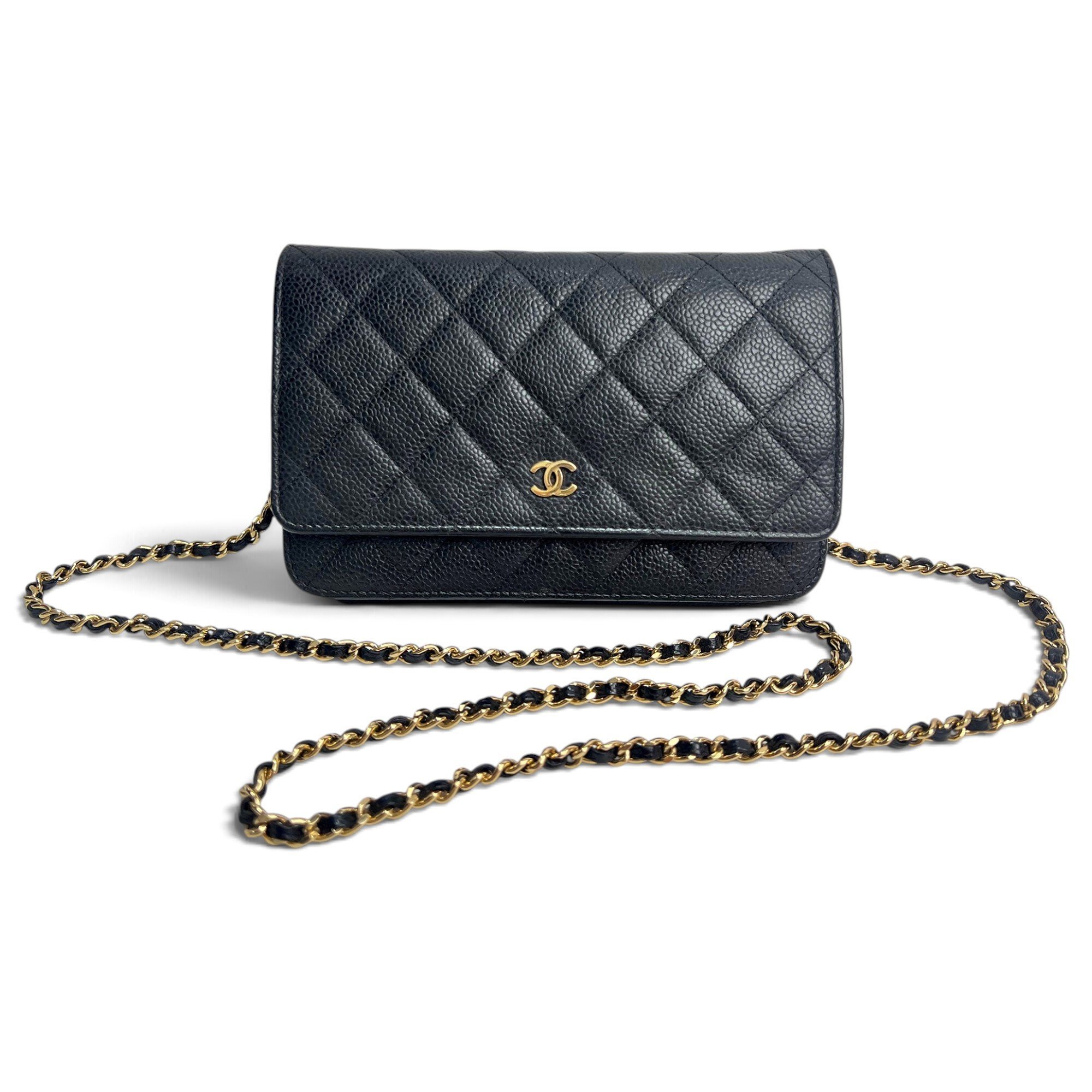 Wallet On Chain Timeless/Classique leather crossbody bag