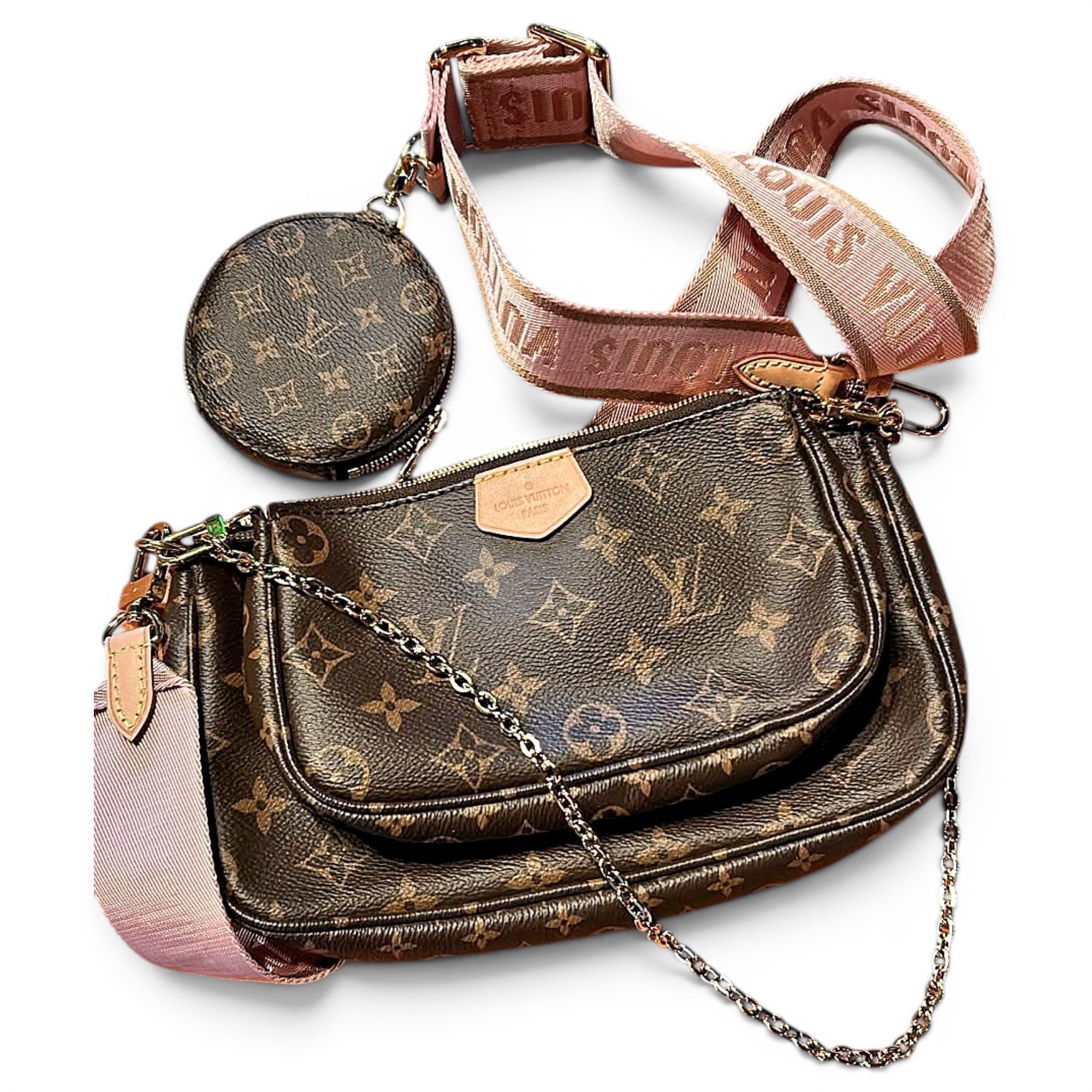 Multi Pochette Accessoires leather crossbody bag