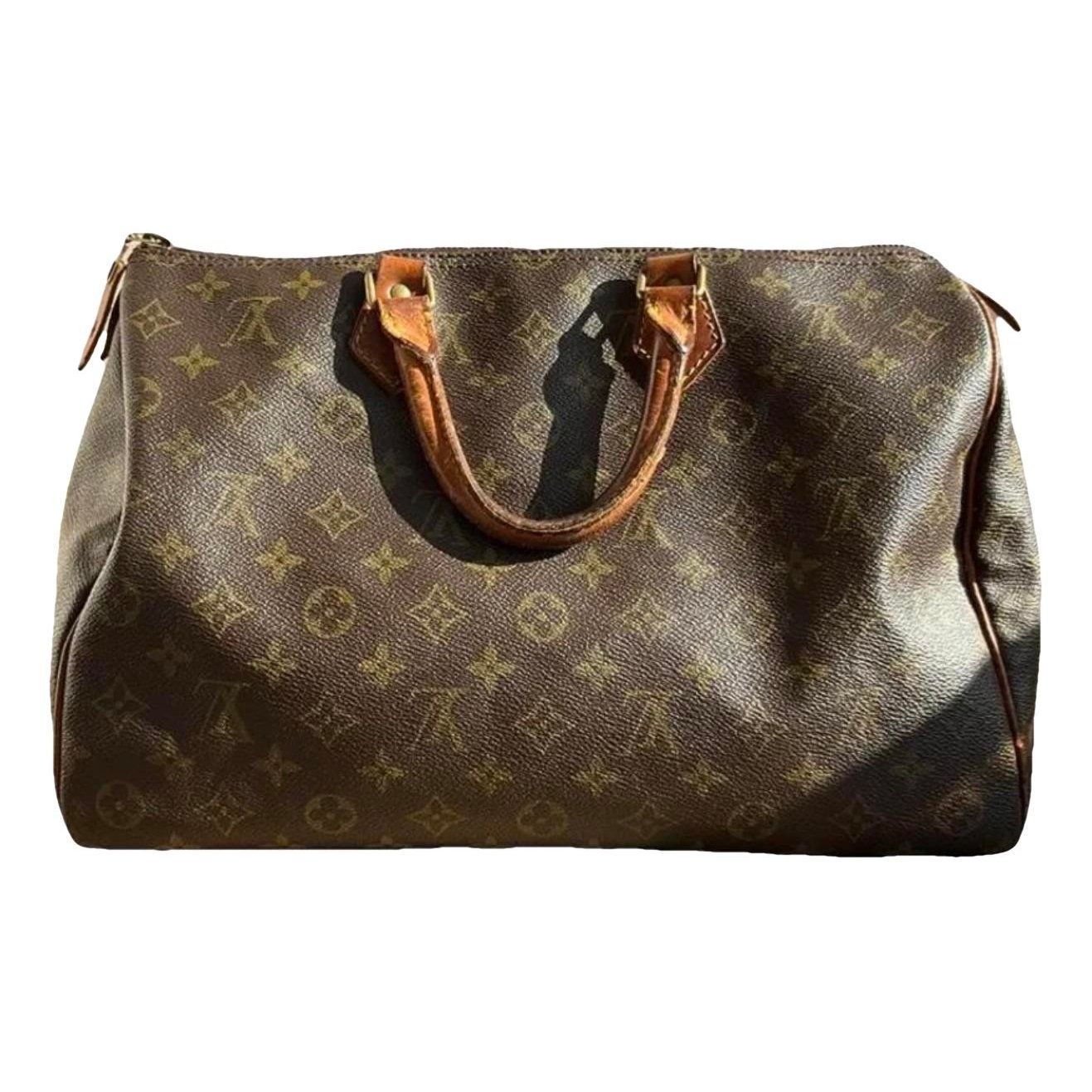 Speedy leather handbag