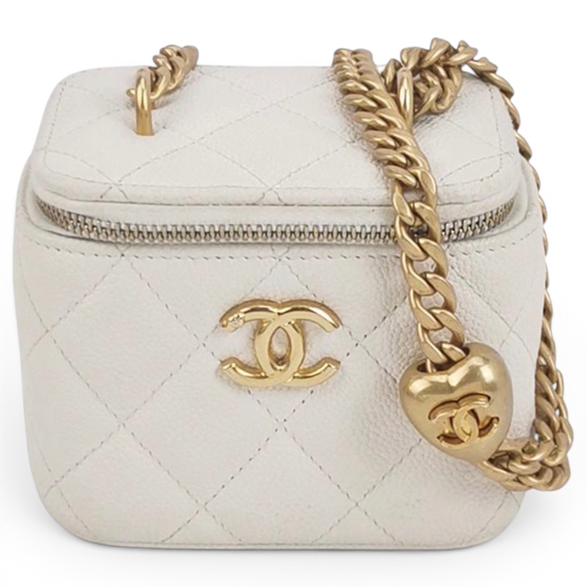 Trendy CC Vanity leather handbag