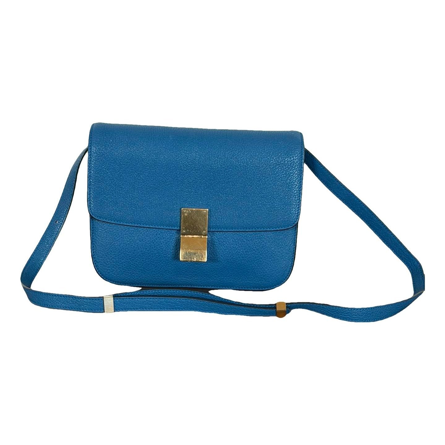 Classic leather crossbody bag