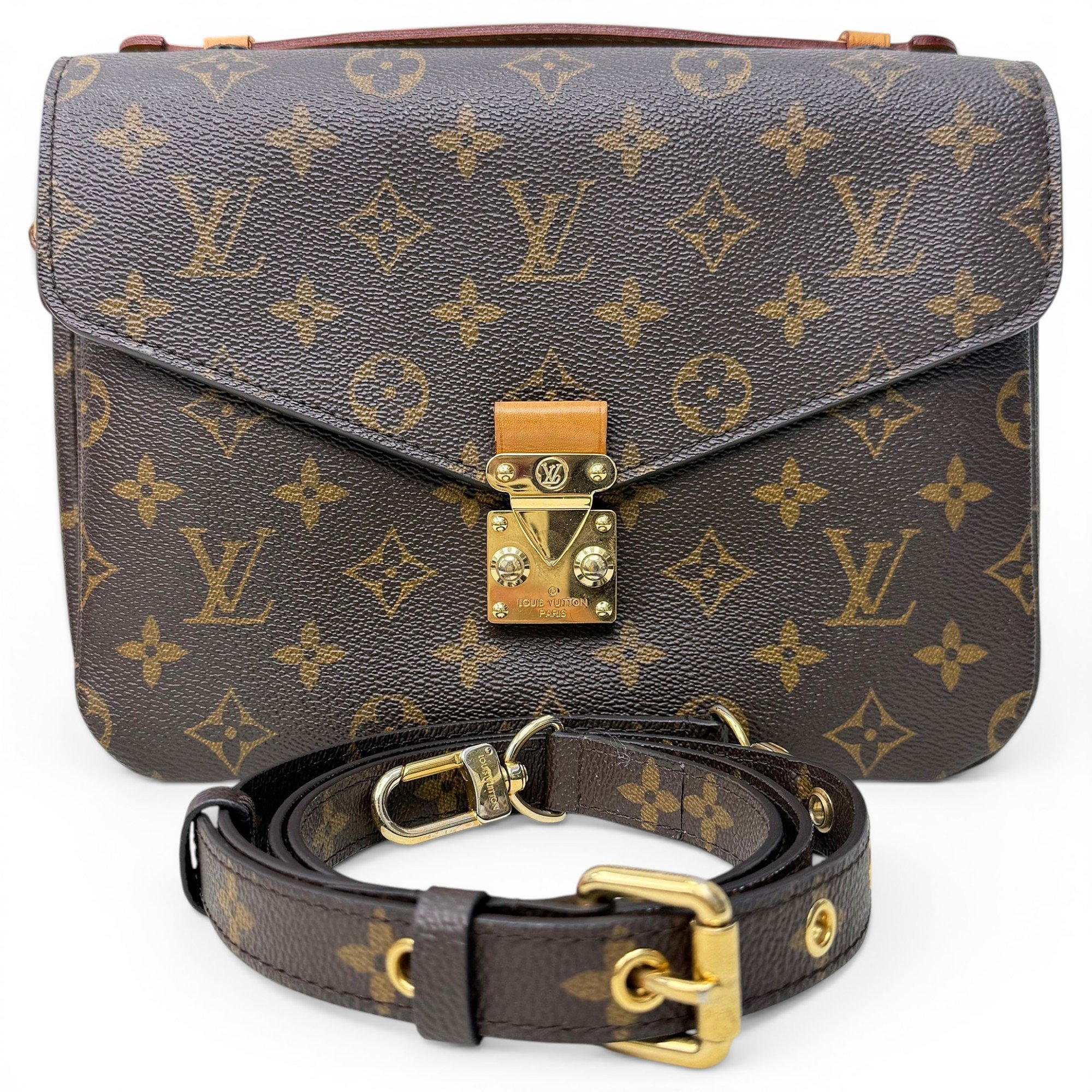 Metis leather handbag