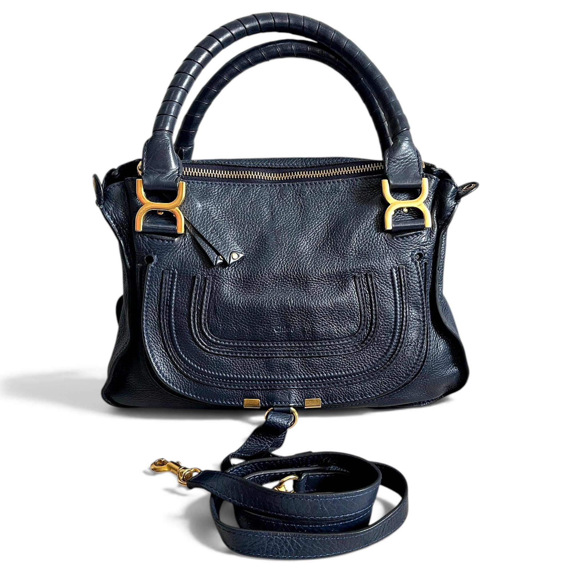 Marcie leather handbag