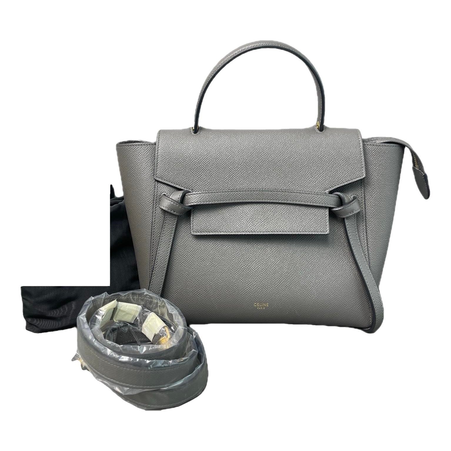Belt leather handbag