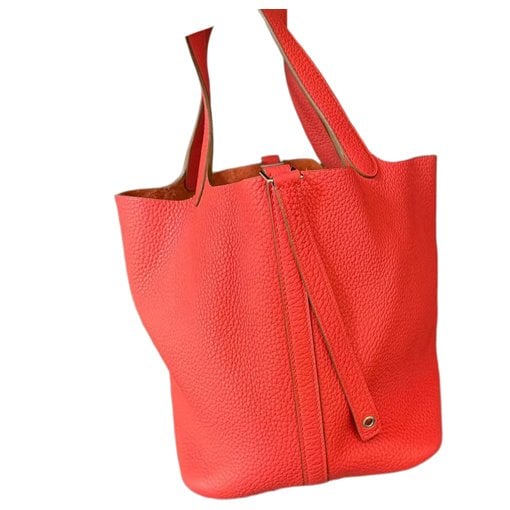 Picotin leather handbag