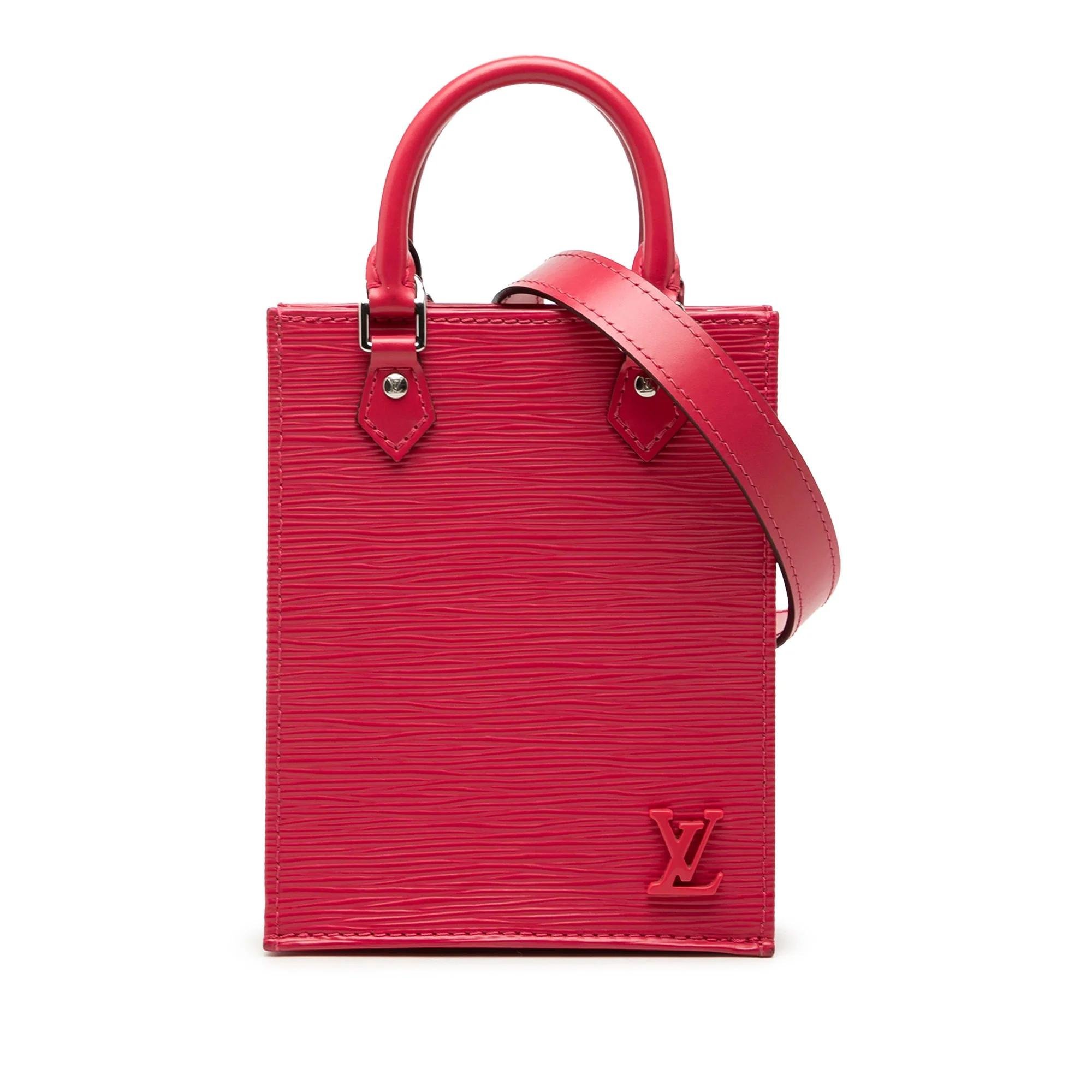 Plat leather satchel