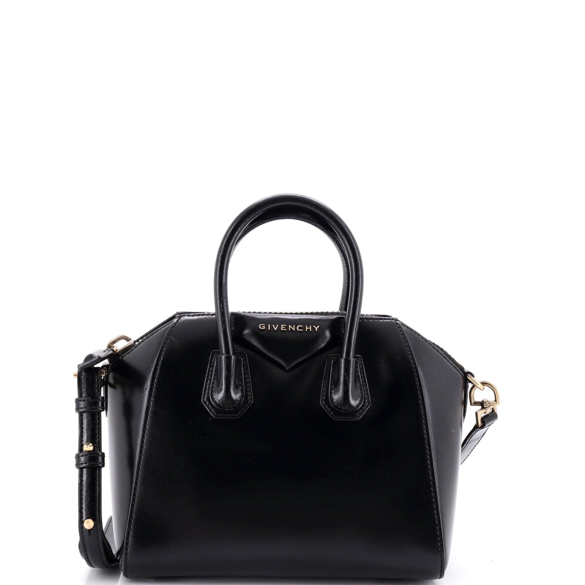 Givenchy Antigona Bag Glazed Leather Mini