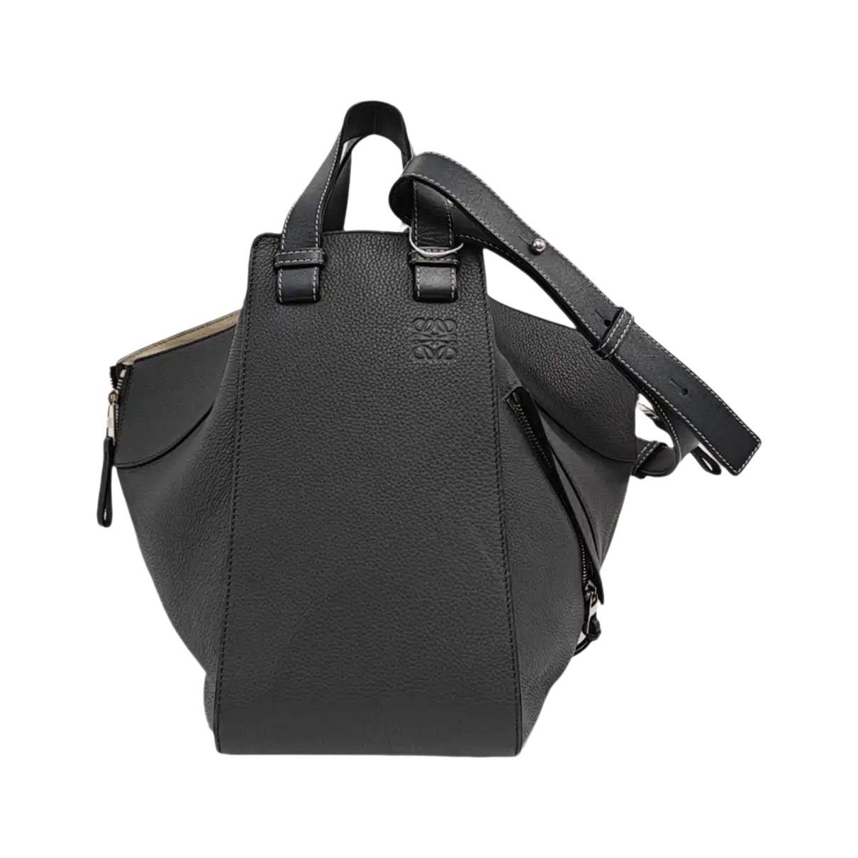 Hammock leather handbag
