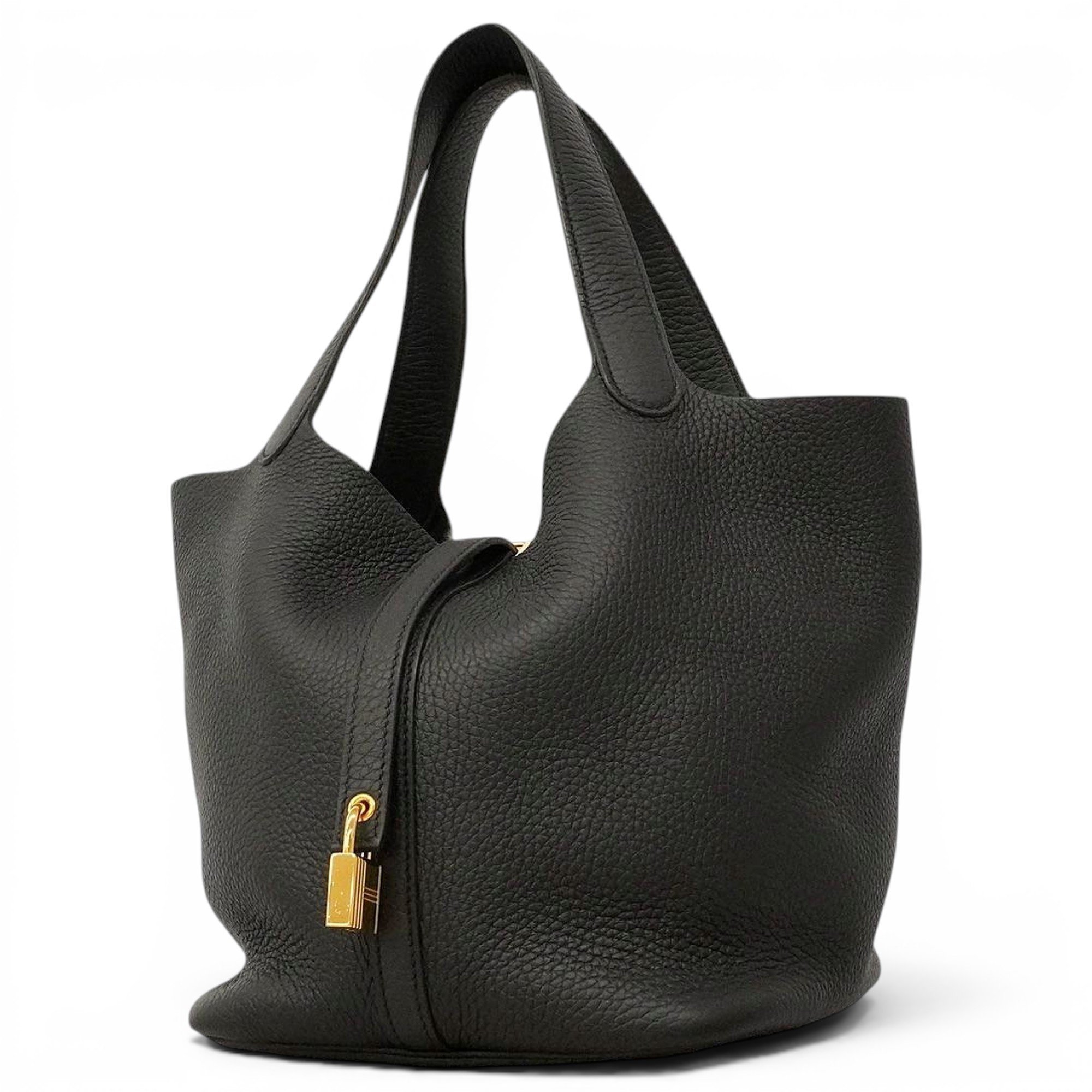 Picotin leather handbag
