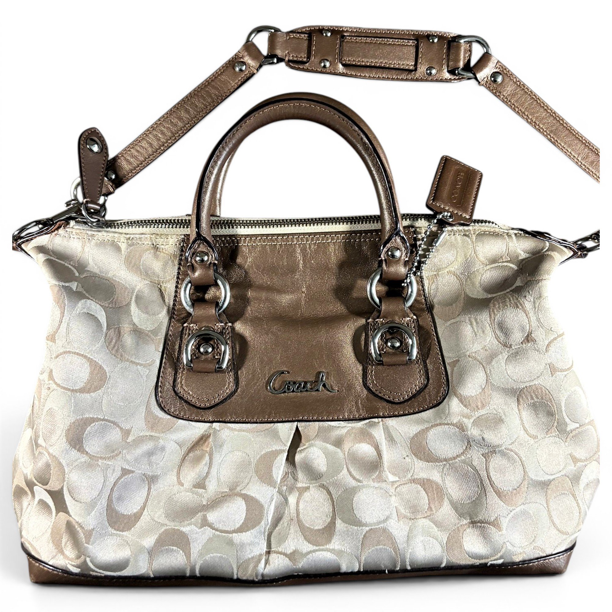 Leather satchel