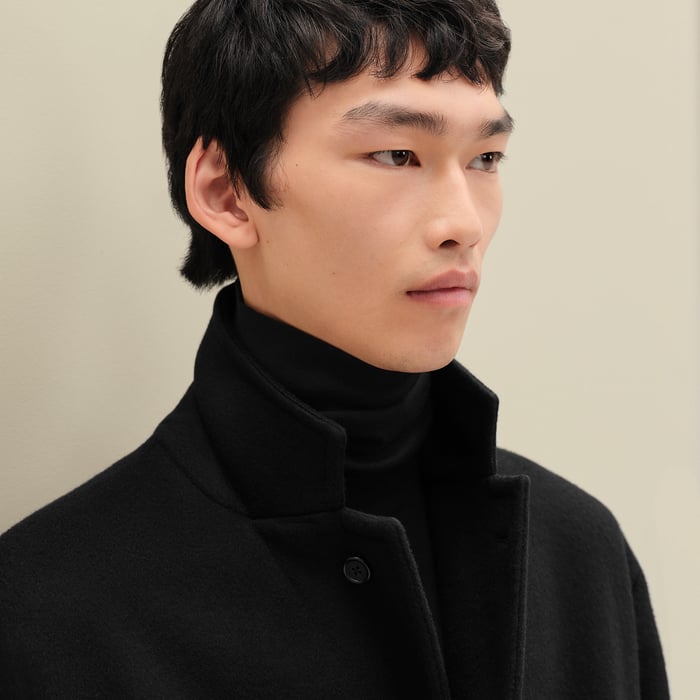 Noir Petit Paul Cashmere Coat