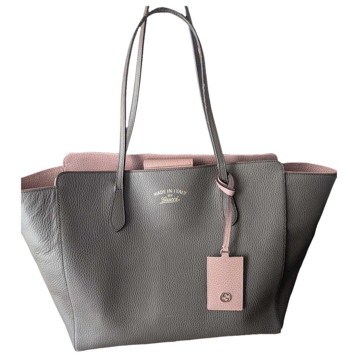 Swing leather tote
