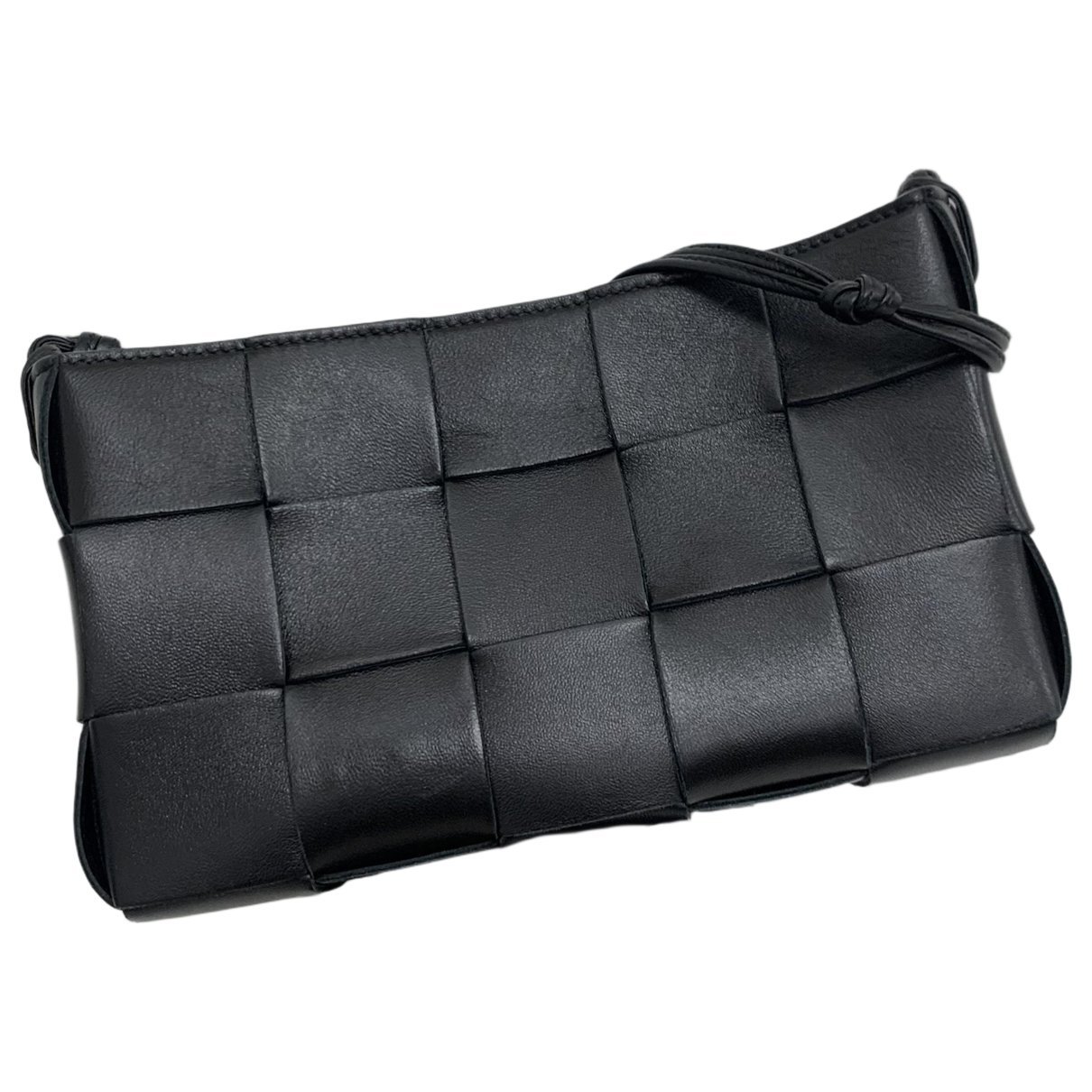 Cassette leather handbag