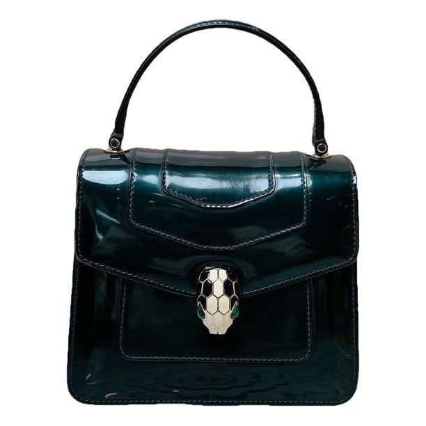Serpenti leather handbag