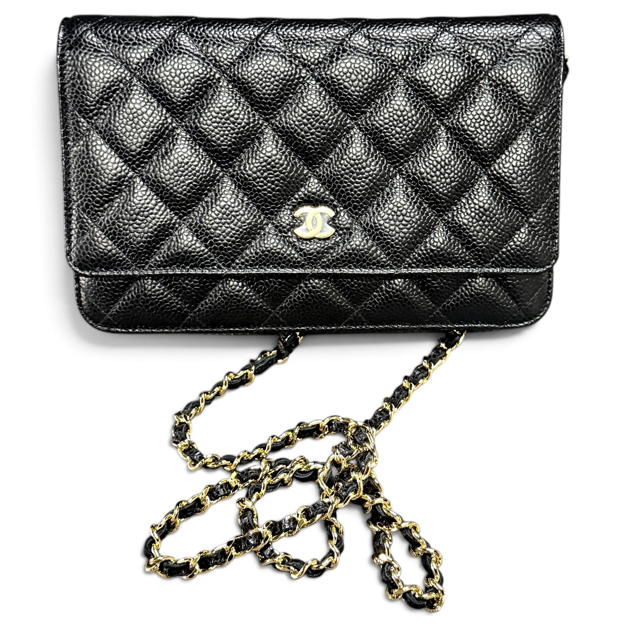 Wallet On Chain Timeless/Classique leather crossbody bag