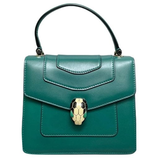 Serpenti leather handbag